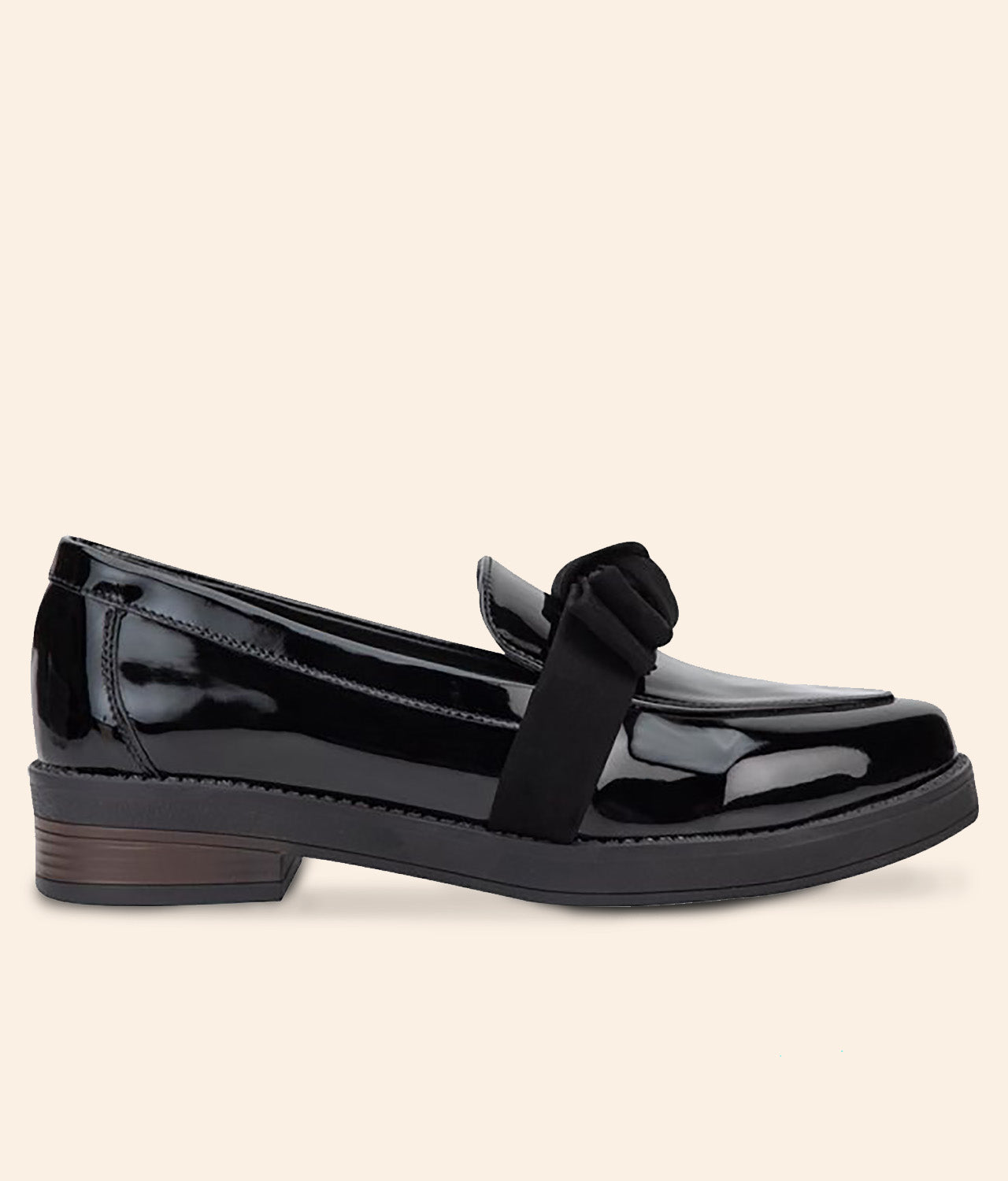VI Line Fashion Negro Mocasín Charol_1042972
