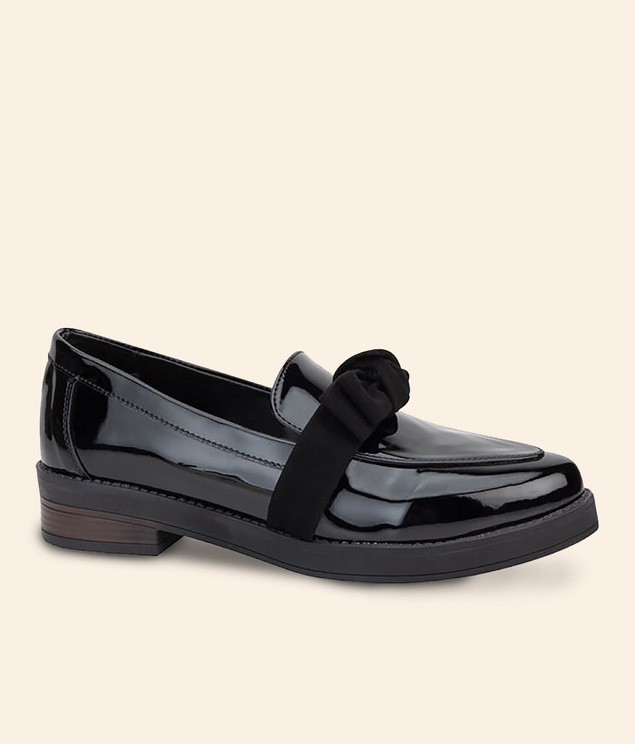 VI Line Fashion Negro Mocasín Charol_1042972