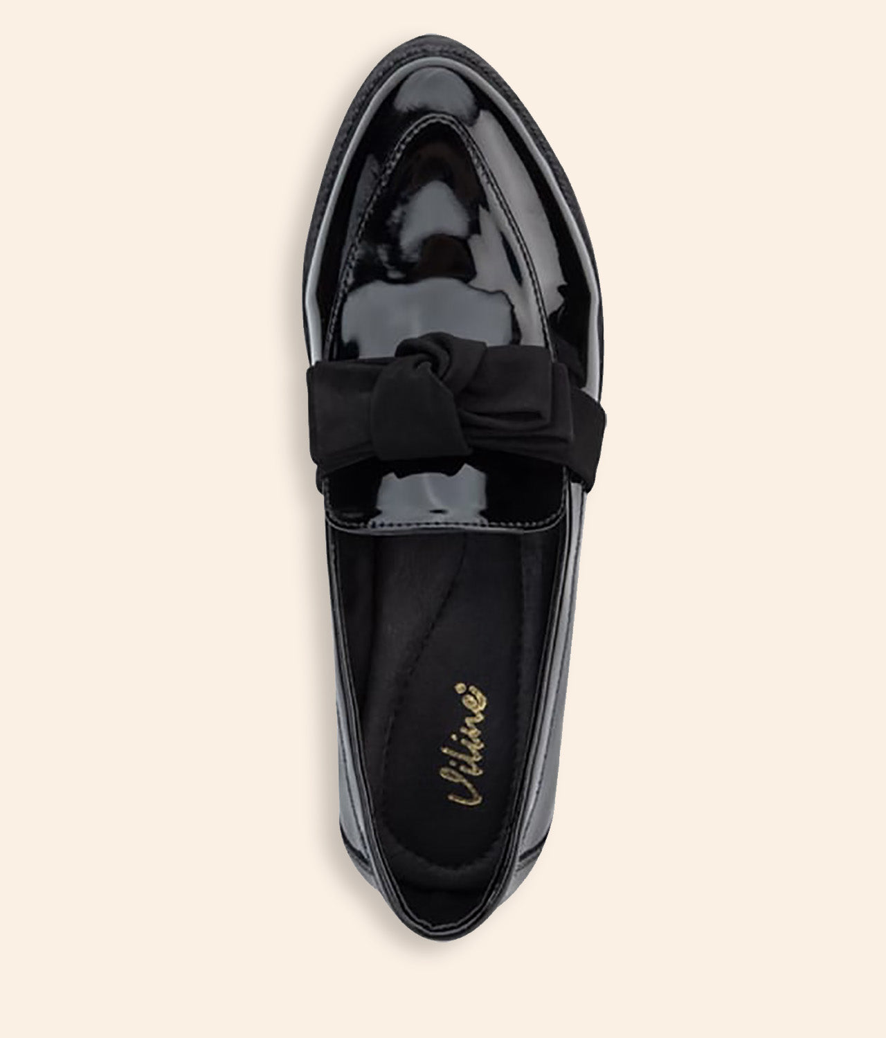 VI Line Fashion Negro Mocasín Charol_1042972
