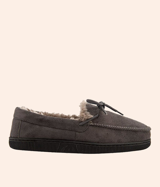 NEBEL WALK Pantufla Cerrada Peluche Gris Caballero_1049071