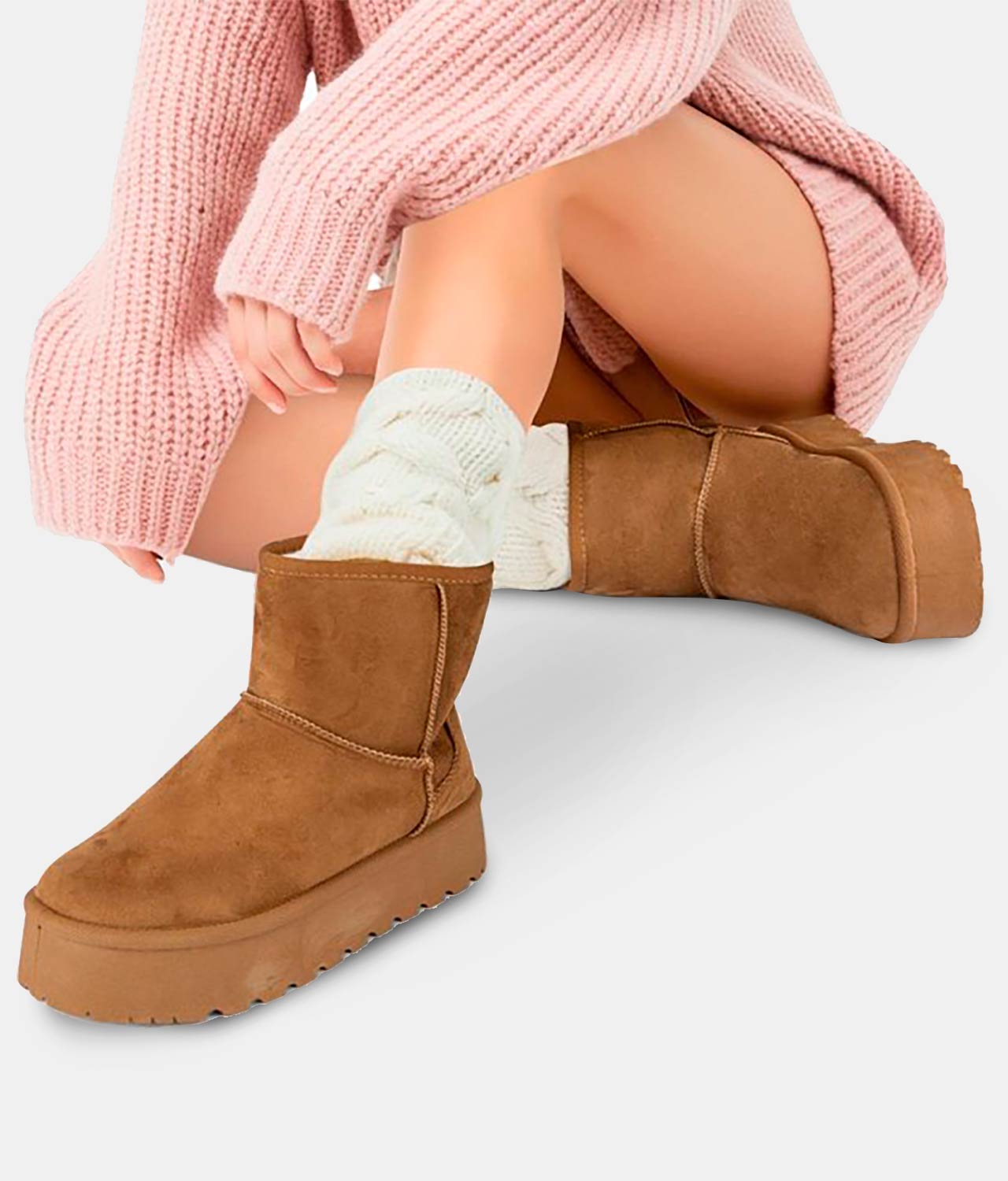 Pink by Price Shoes Bota Invernal Forro Peluche_1101019