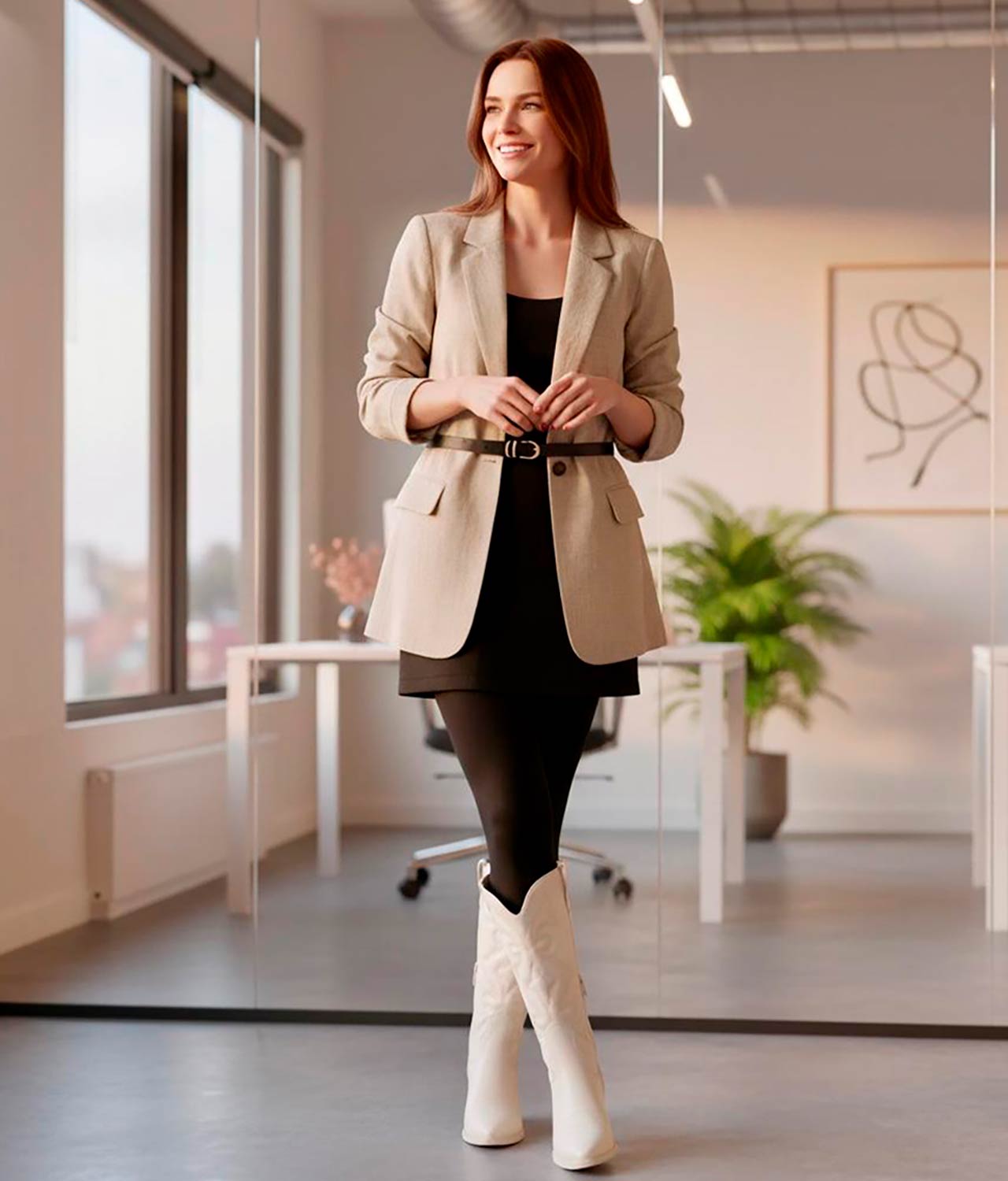 TIERRA BENDITA Bota Vaquera Tubo Bordado_1103646