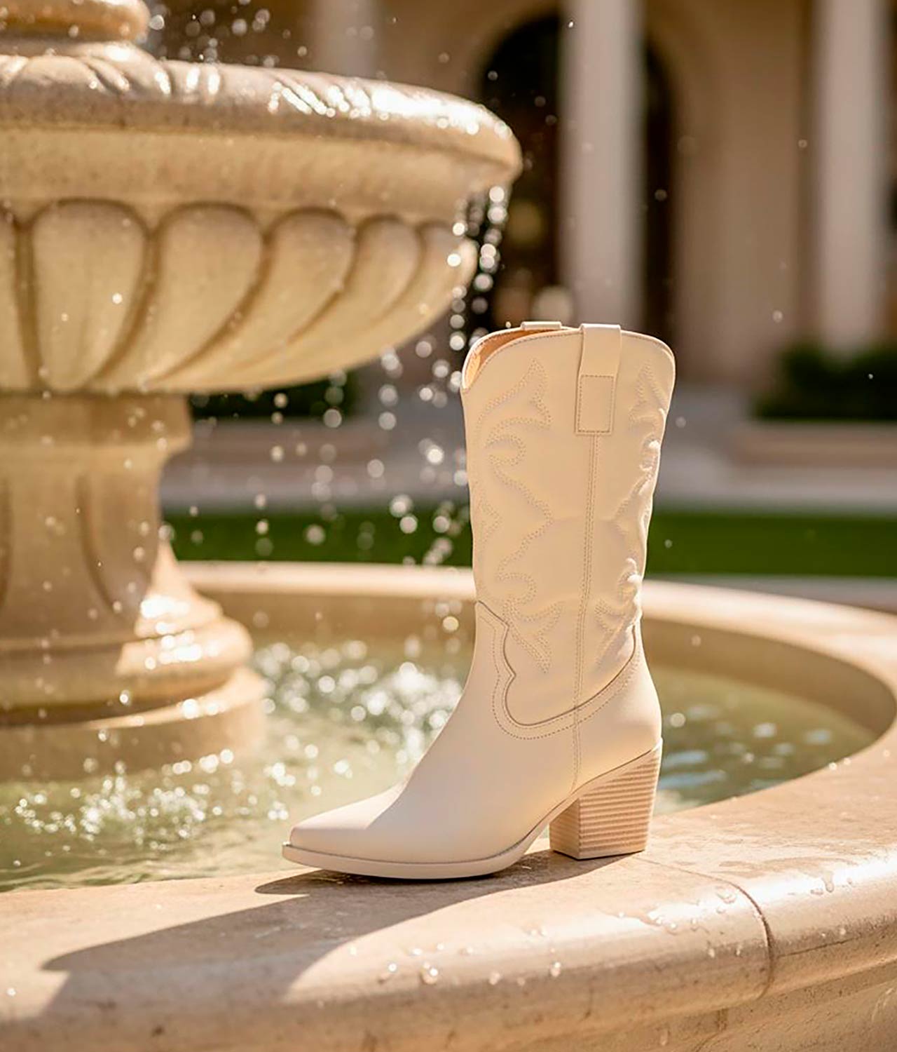 TIERRA BENDITA Bota Vaquera Tubo Bordado_1103646