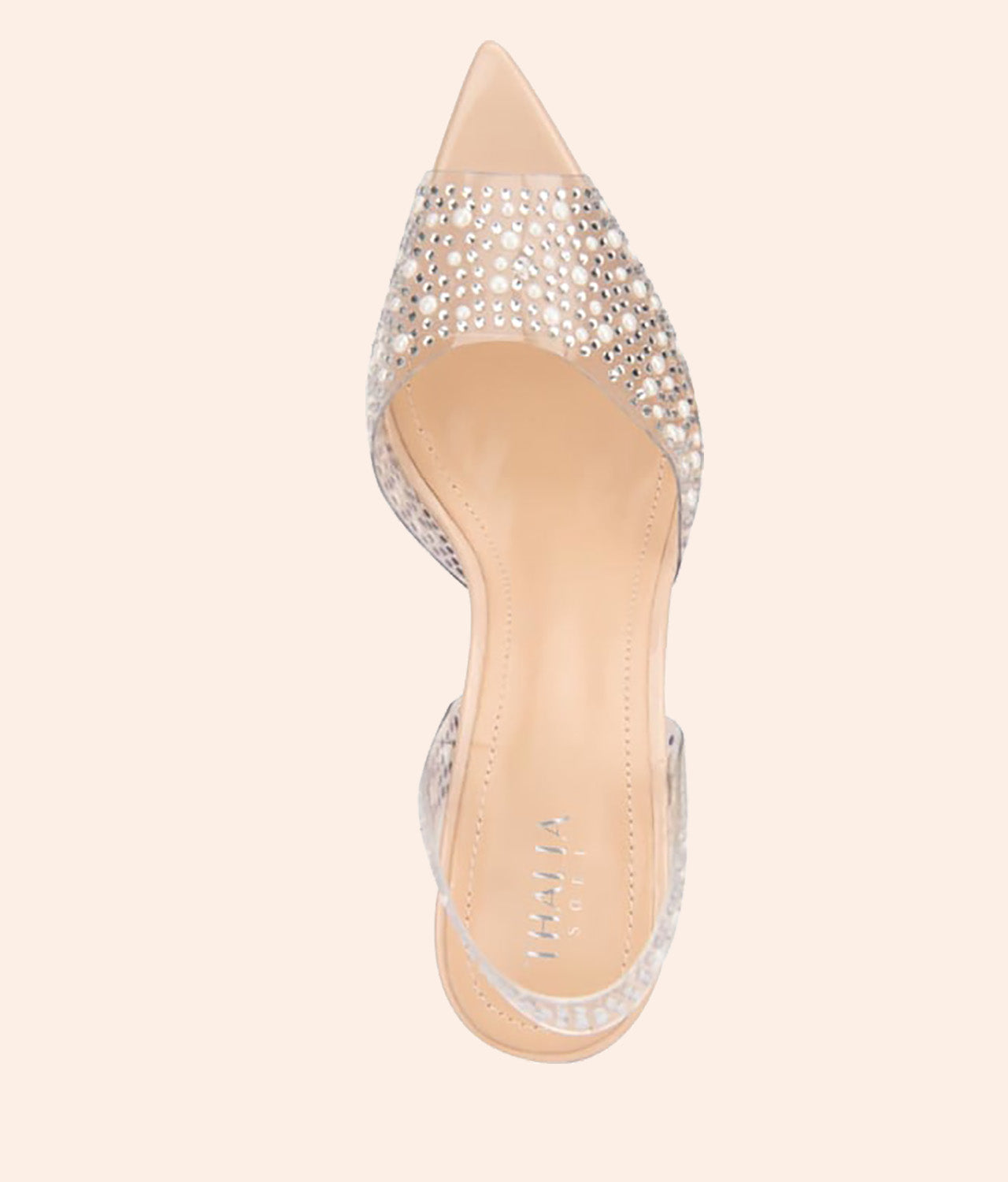 THALIA SODI Sandalia con Perlas Nude Mujer_1191711