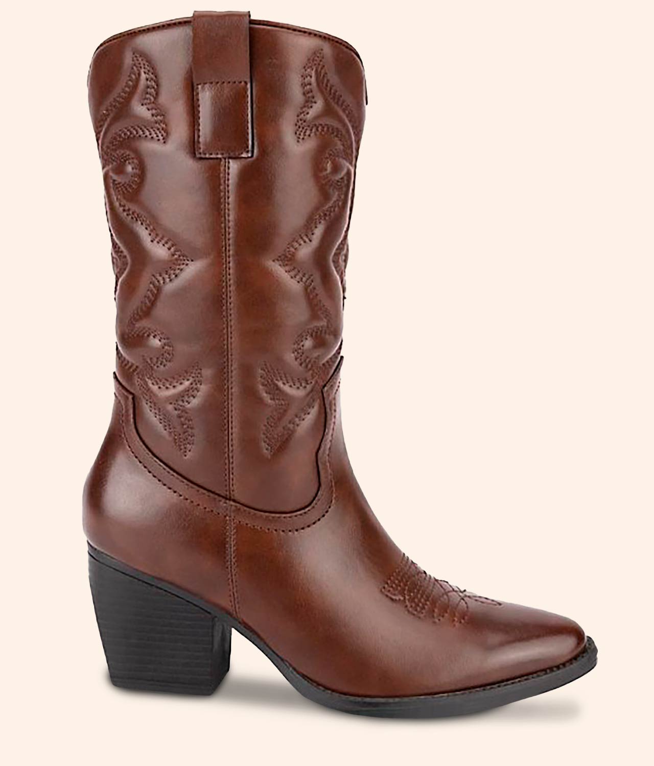 TIERRA BENDITA Bota Vaquera Tubo Bordado_1224159