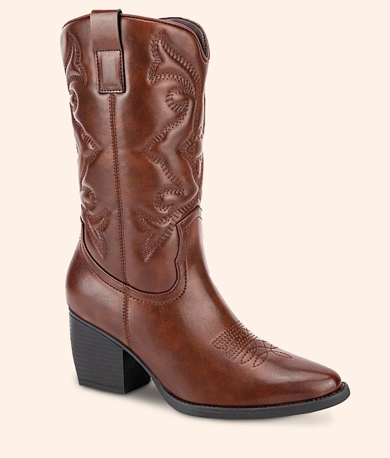 TIERRA BENDITA Bota Vaquera Tubo Bordado_1224159