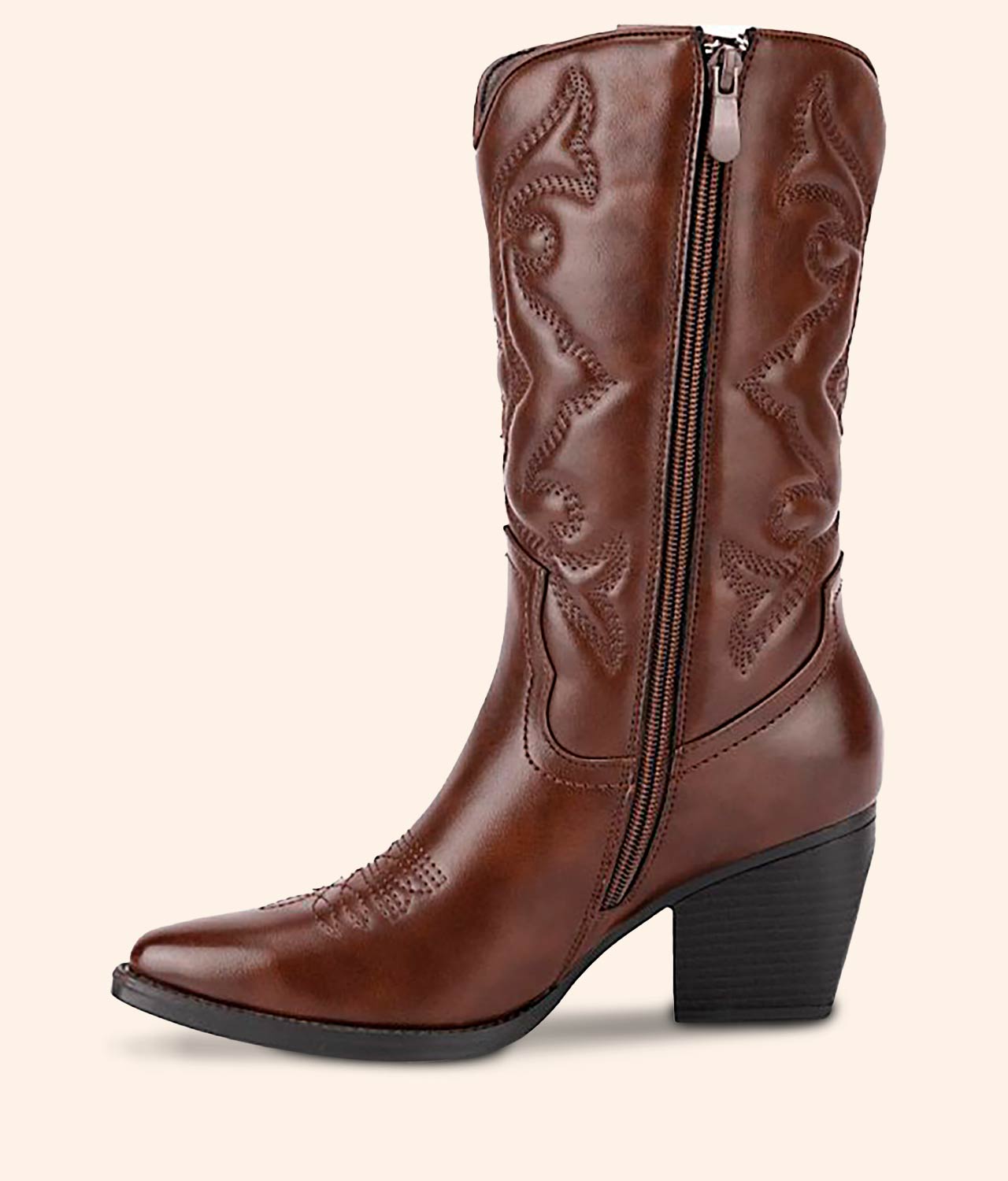 TIERRA BENDITA Bota Vaquera Tubo Bordado_1224159