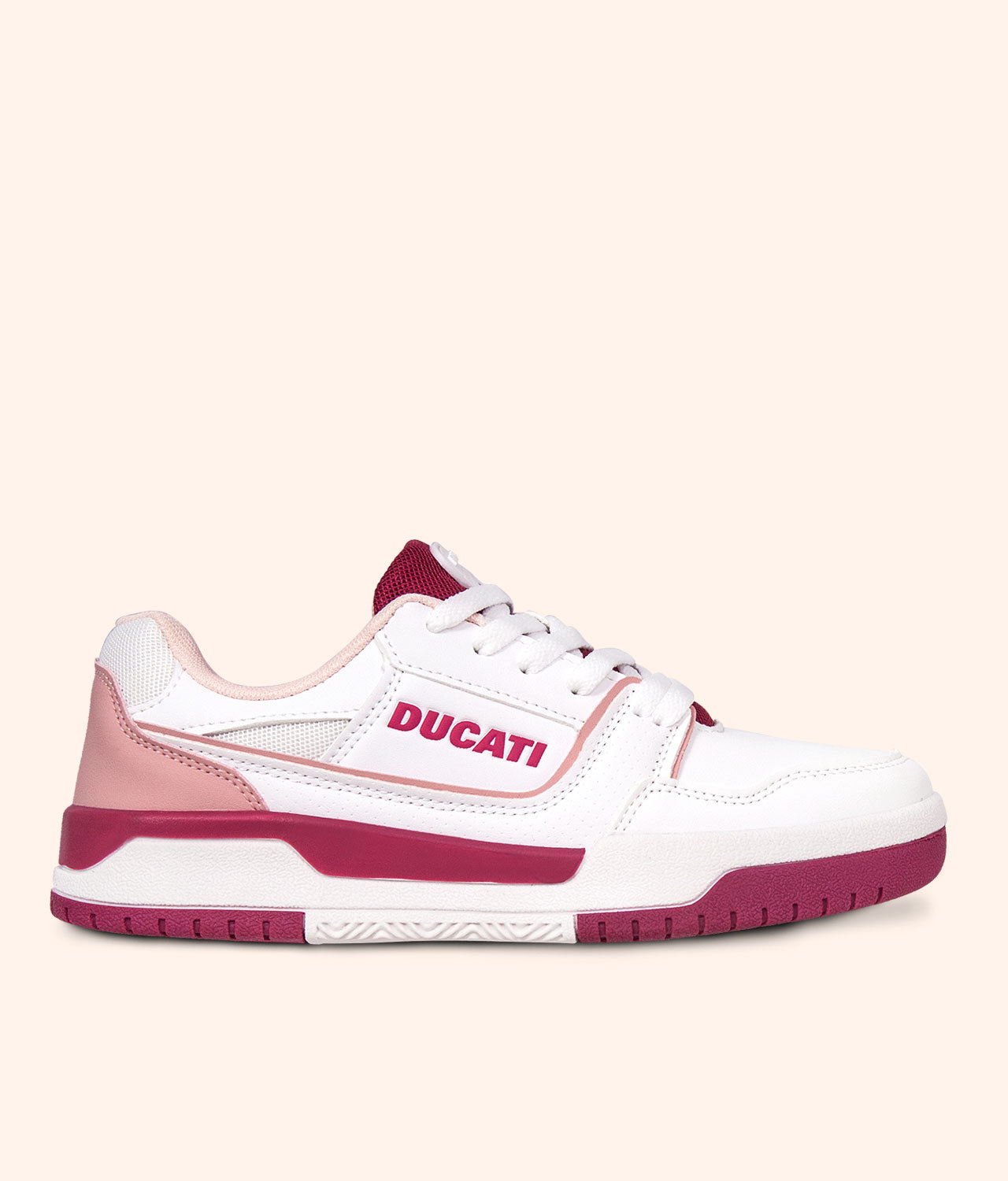 DUCATI White and Pink - Fast Pink