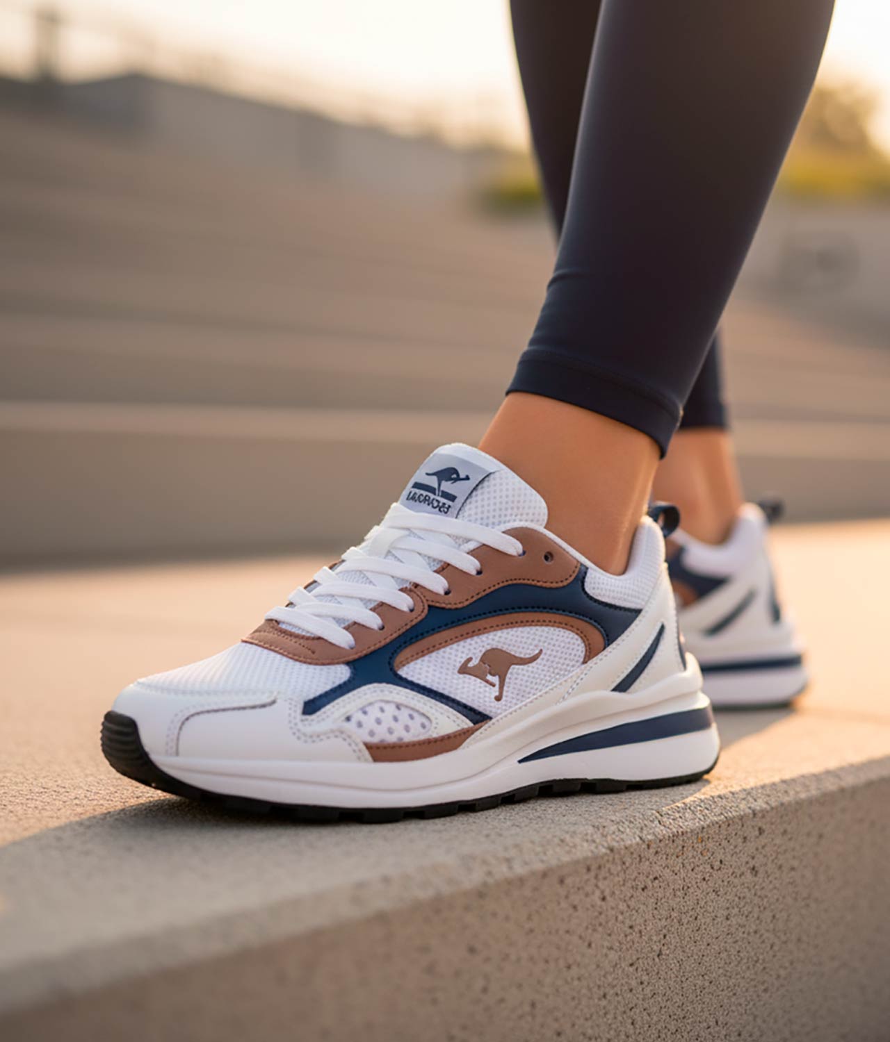 KANGAROOS Blanco/Azul/Café SkyStride_1117270