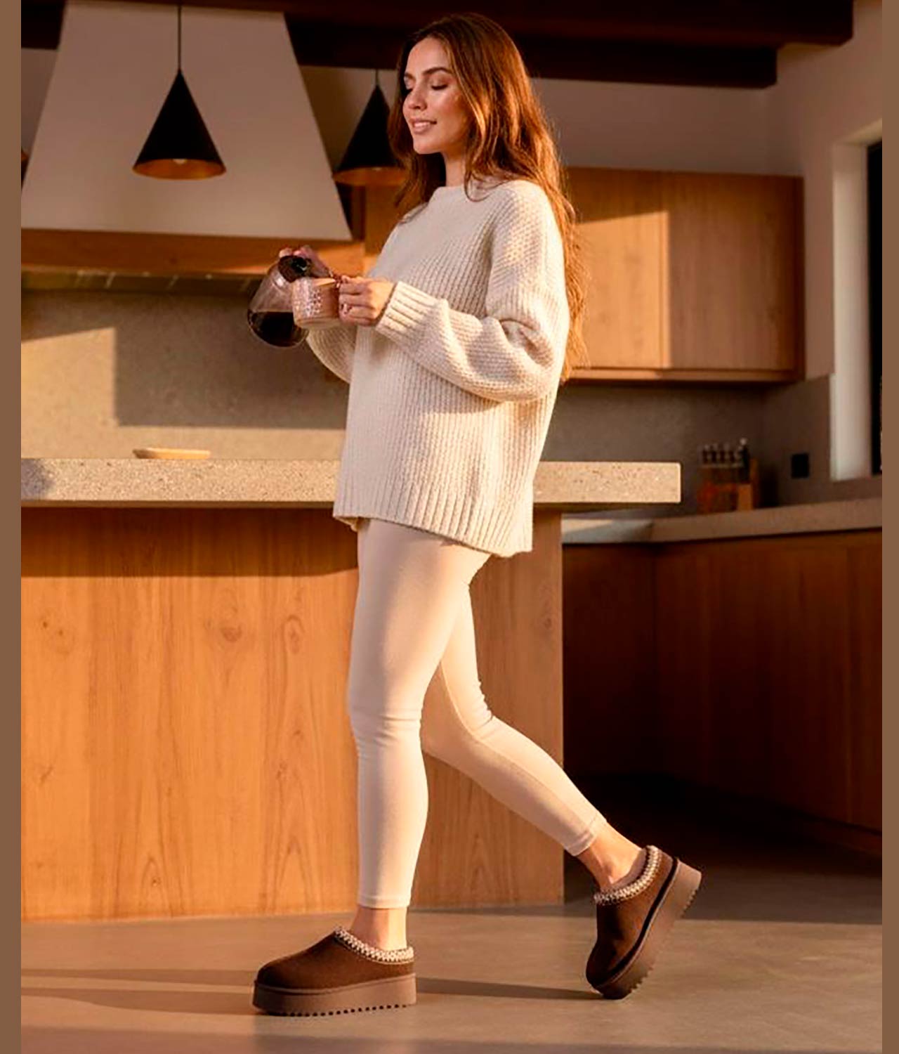 PINK BY PRICE SHOES Zueco con Plataforma_1226352